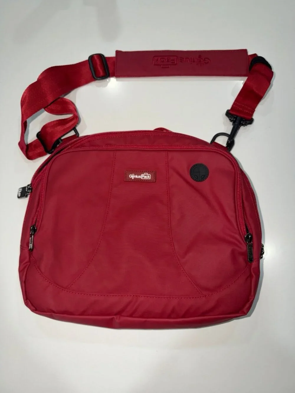 Genius Pack High Altitude Flight Bag in Red.
